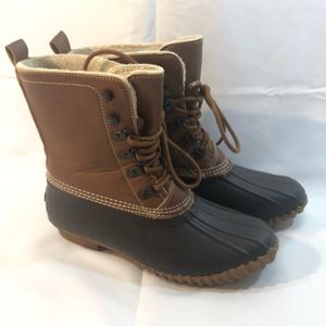 Esprit duck boots size 9